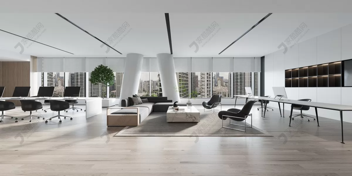 OFFICE SPACE – 3D SCENES – VRAY – 007