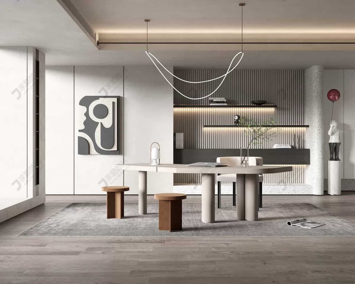 OFFICE HOME – 3D BLOCKS – VRAY – 005