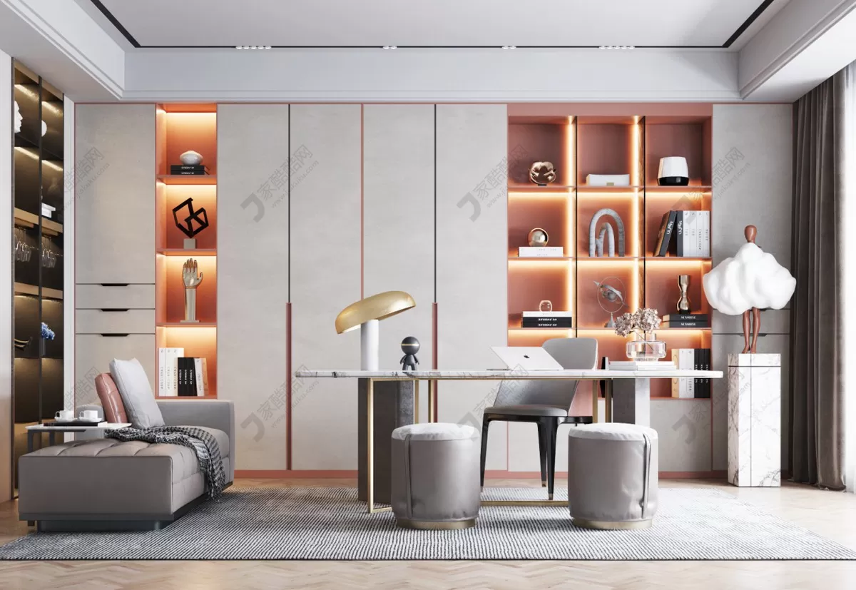 OFFICE HOME – 3D BLOCKS – VRAY – 009