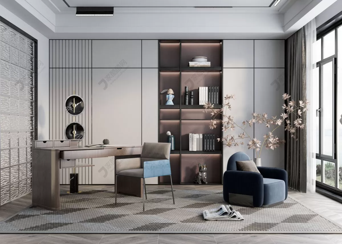 OFFICE HOME – 3D BLOCKS – VRAY – 014