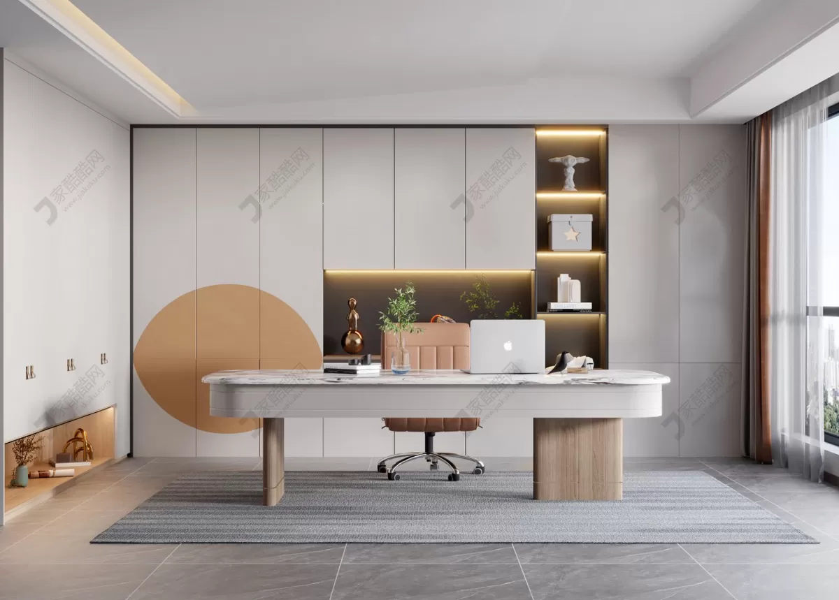 OFFICE HOME – 3D BLOCKS – VRAY – 022