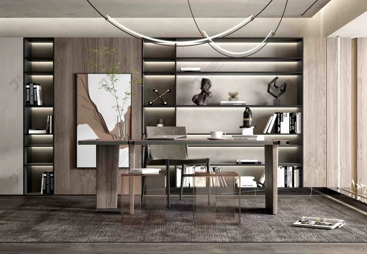 OFFICE HOME – 3D BLOCKS – VRAY – 024