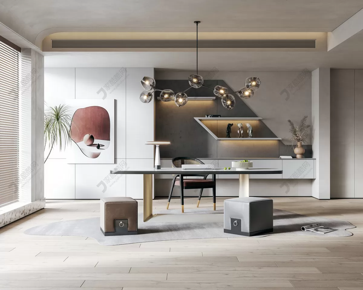 OFFICE HOME – 3D BLOCKS – VRAY – 030