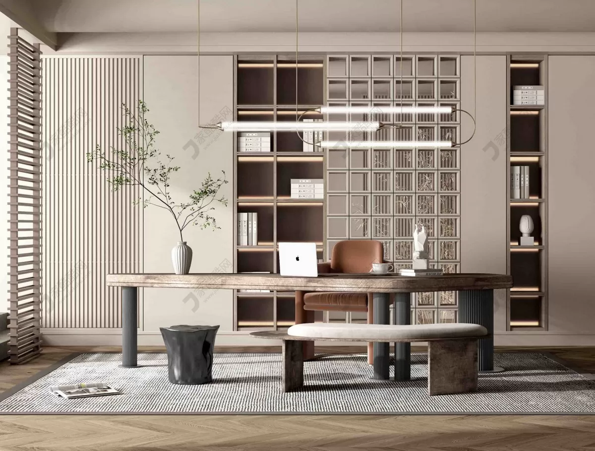 OFFICE HOME – 3D BLOCKS – VRAY – 031