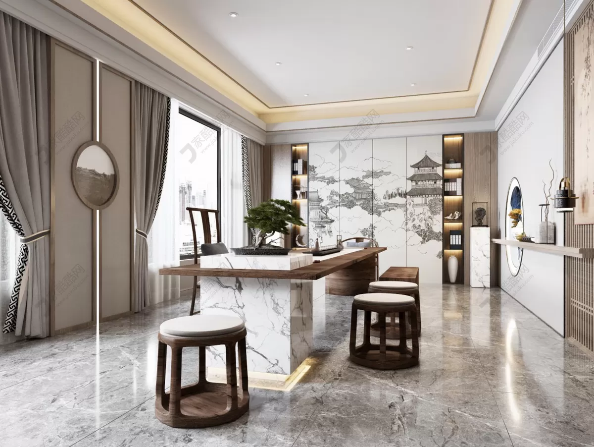 TEAROOM – 3D SCENES – VRAY – 007