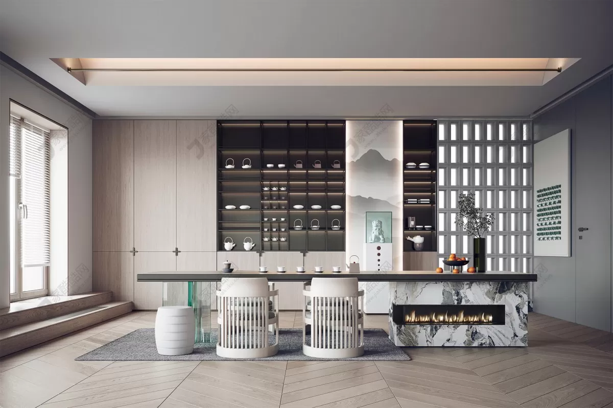 TEAROOM – 3D SCENES – VRAY – 012