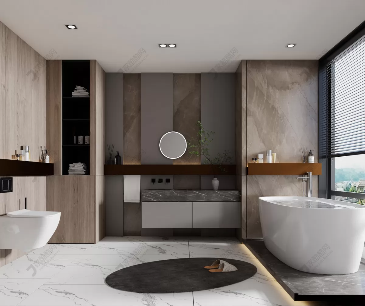 BATHROOM – VRAY – 3D MODELS – 007 BATHROOM – VRAY – 3D MODELS – 007