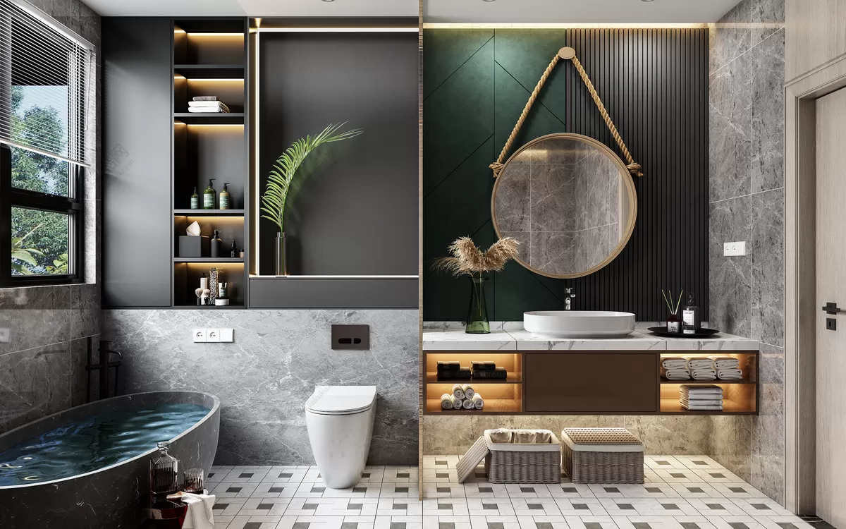 BATHROOM – VRAY – 3D MODELS – 015 BATHROOM – VRAY – 3D MODELS – 015