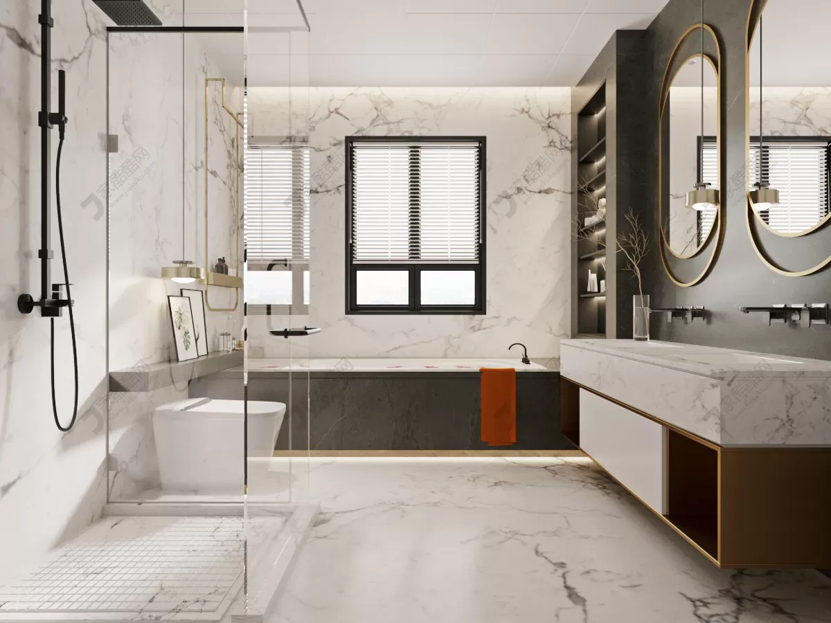 BATHROOM – CORONA – 3D MODELS – 022 BATHROOM – CORONA – 3D MODELS – 022