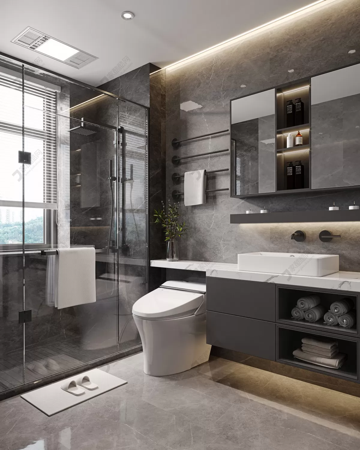 BATHROOM – CORONA – 3D MODELS – 028 BATHROOM – CORONA – 3D MODELS – 028