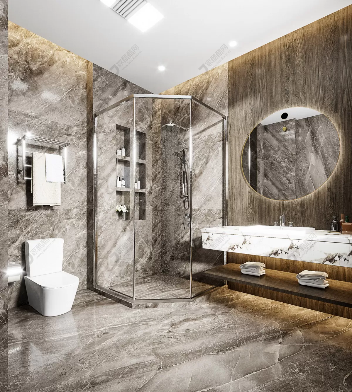 BATHROOM – VRAY – 3D MODELS – 030 BATHROOM – VRAY – 3D MODELS – 030
