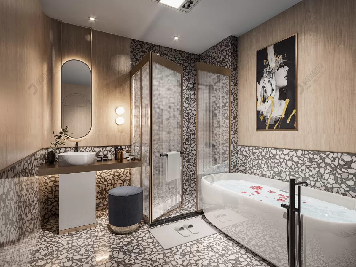 BATHROOM – CORONA – 3D MODELS – 035 BATHROOM – CORONA – 3D MODELS – 035