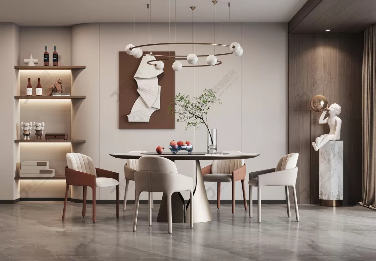 DINING ROOM – VRAY – 3DS MAX – 007 DINING ROOM – VRAY – 3DS MAX – 007