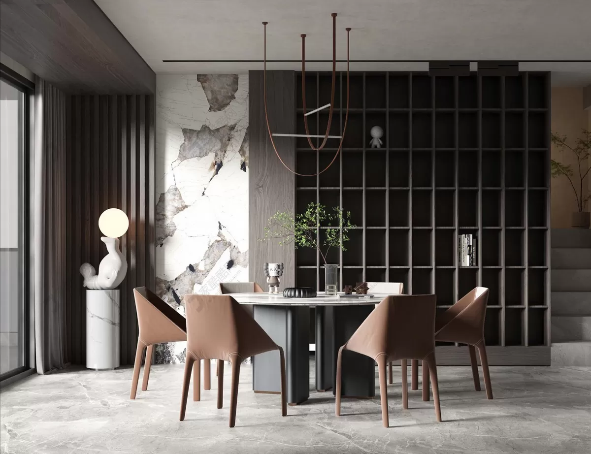 DINING ROOM – VRAY – 3DS MAX – 012 DINING ROOM – VRAY – 3DS MAX – 012