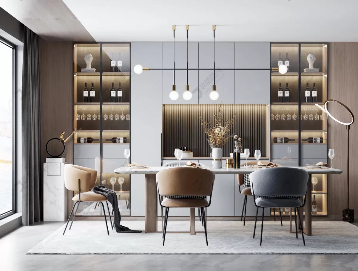 DINING ROOM – VRAY – 3DS MAX – 013 DINING ROOM – VRAY – 3DS MAX – 013
