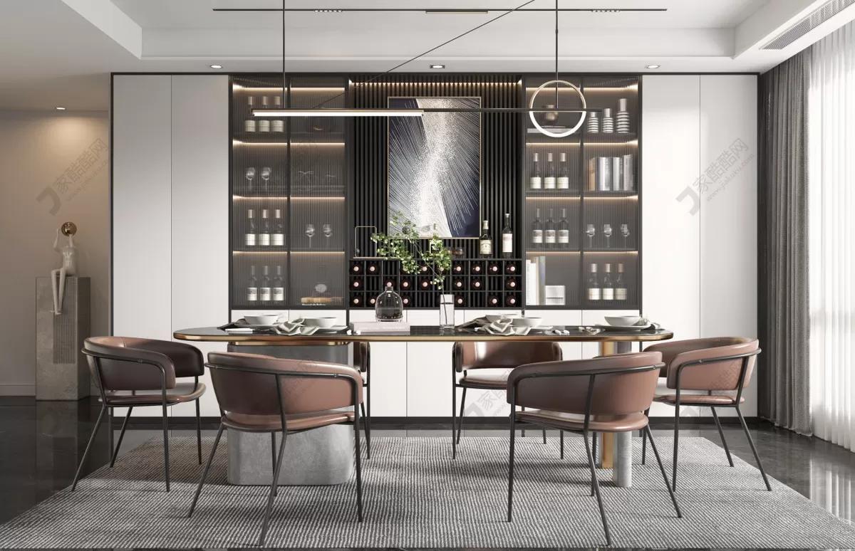 DINING ROOM – VRAY – 3DS MAX – 028 DINING ROOM – VRAY – 3DS MAX – 028