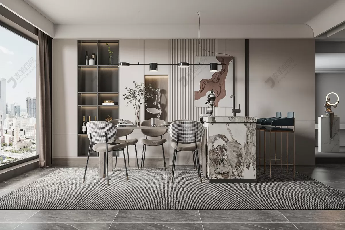 DINING ROOM – VRAY – 3DS MAX – 029 DINING ROOM – VRAY – 3DS MAX – 029