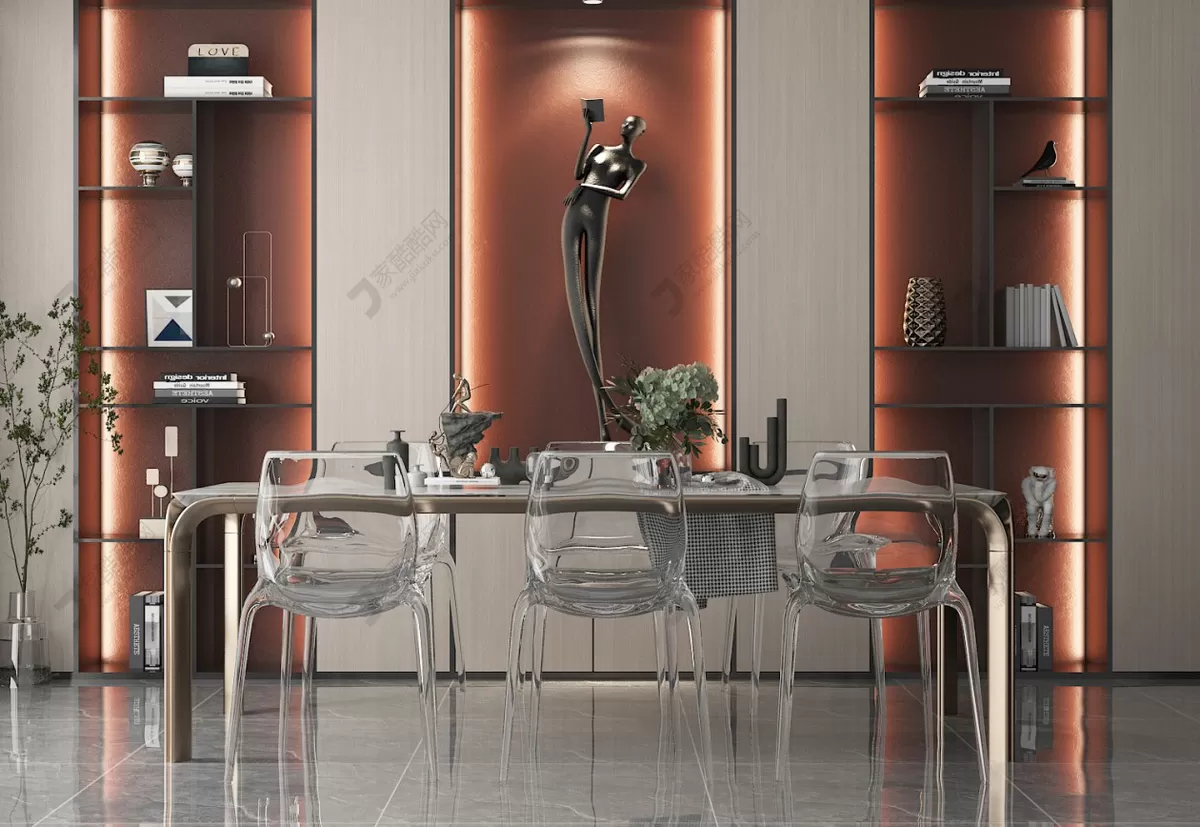 DINING ROOM – VRAY – 3DS MAX – 036
