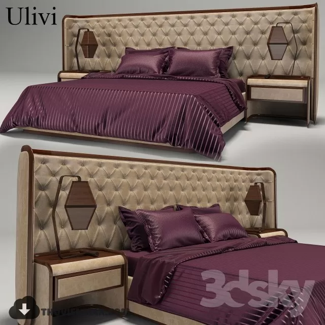 BED 3D MODELS – CLASSIC – 130