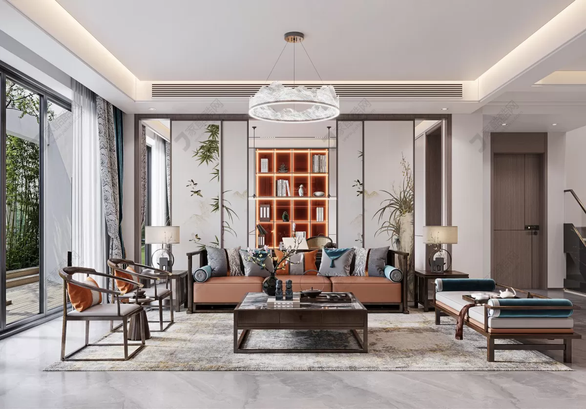 LIVING ROOM – CORONA – 3DSKYMODEL – 036