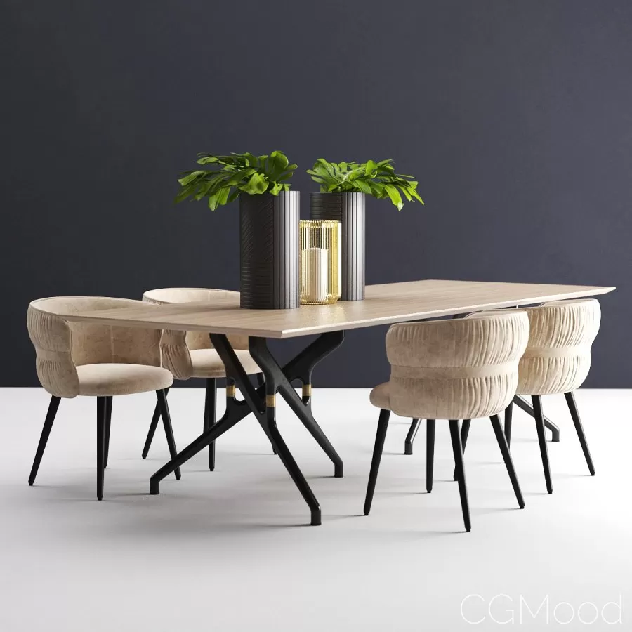 3DS SKY PRO MODELS – 045 – potocco-torso-table-coulisse-armchair-cgmood