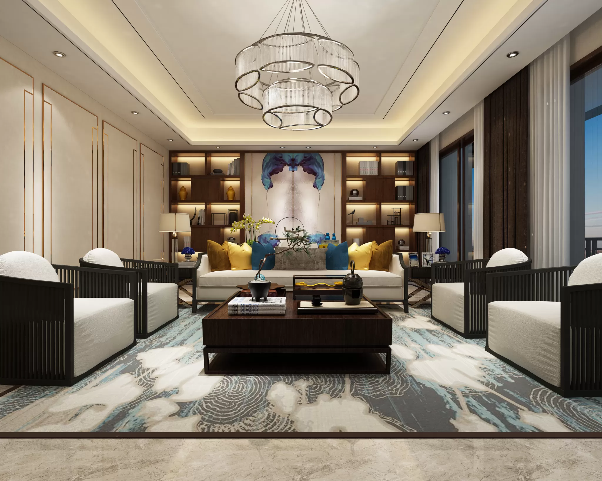 TZ INTERIOR DESIGN 2021 (VRAY) – 1. LIVING ROOM – 08