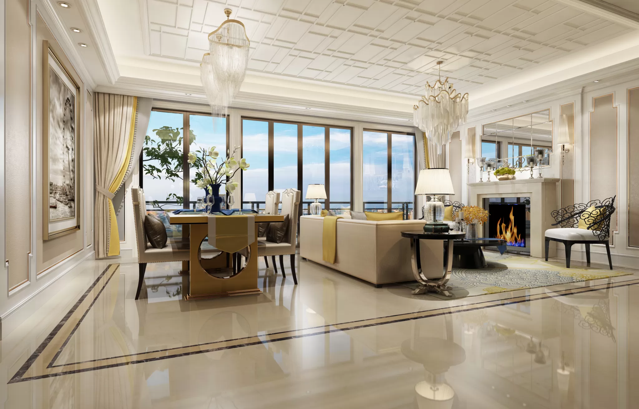 TZ INTERIOR DESIGN 2021 (VRAY) – 1. LIVING ROOM – 09