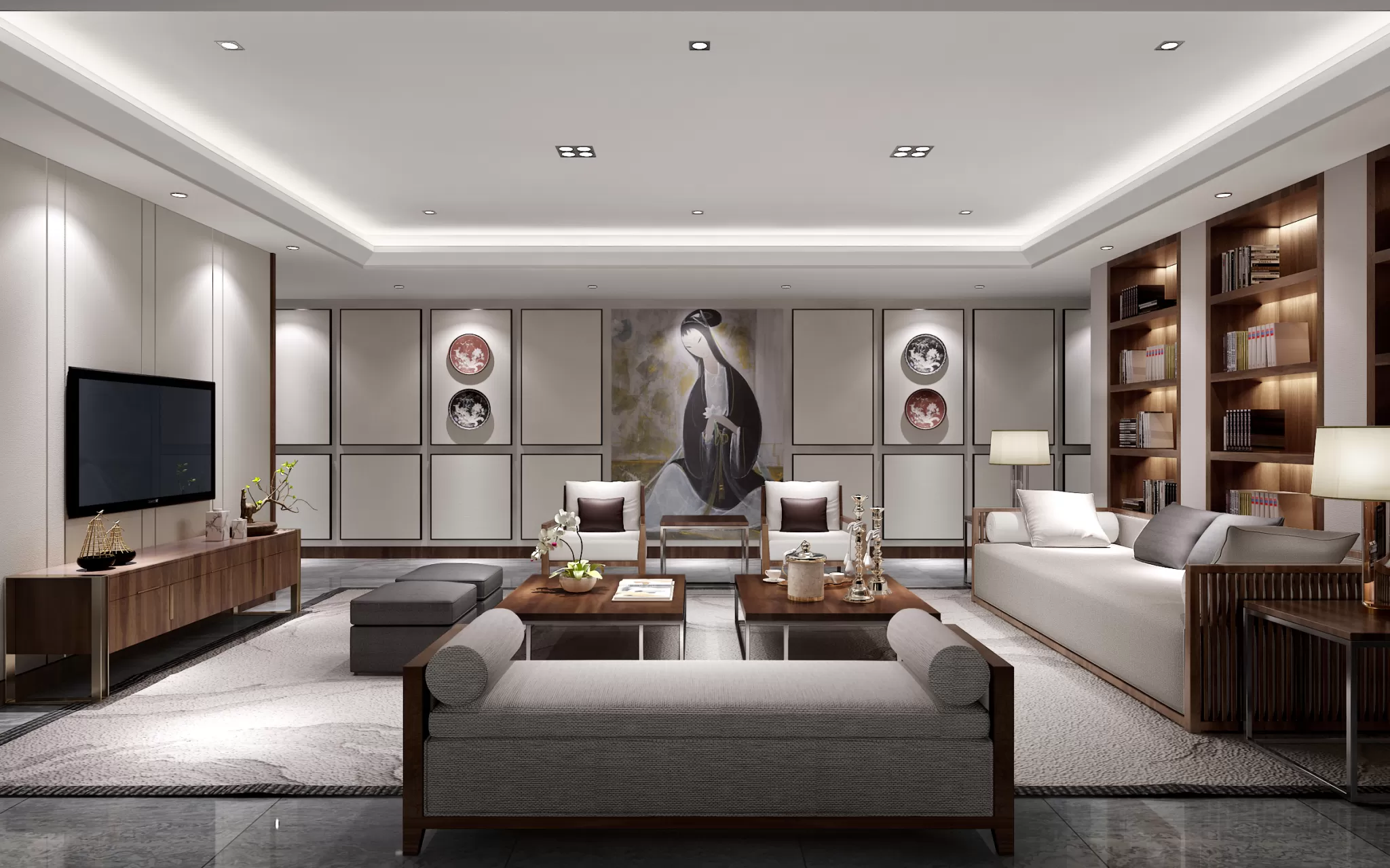 TZ INTERIOR DESIGN 2021 (VRAY) – 1. LIVING ROOM – 101