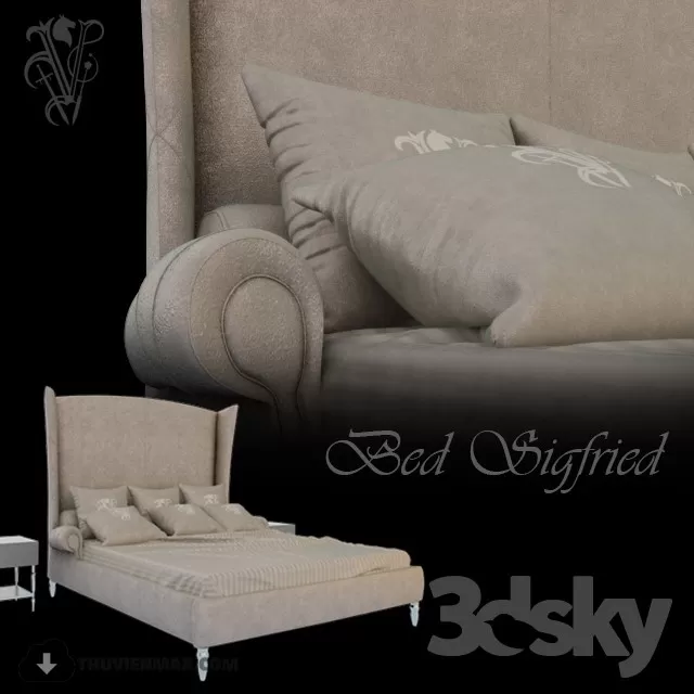 BED 3D MODELS – CLASSIC – 148
