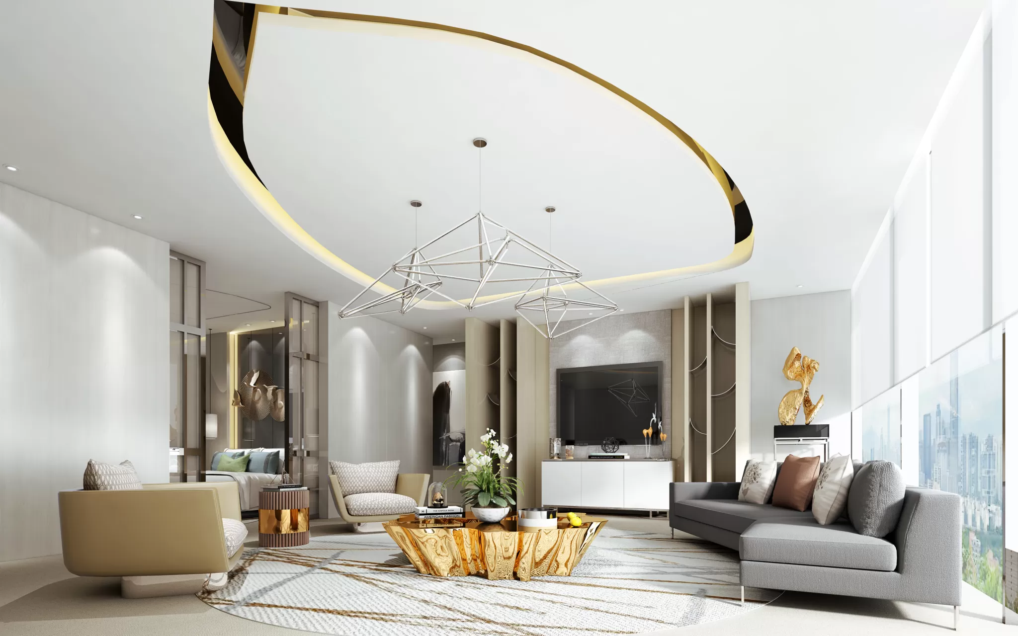 TZ INTERIOR DESIGN 2021 (VRAY) – 1. LIVING ROOM – 138