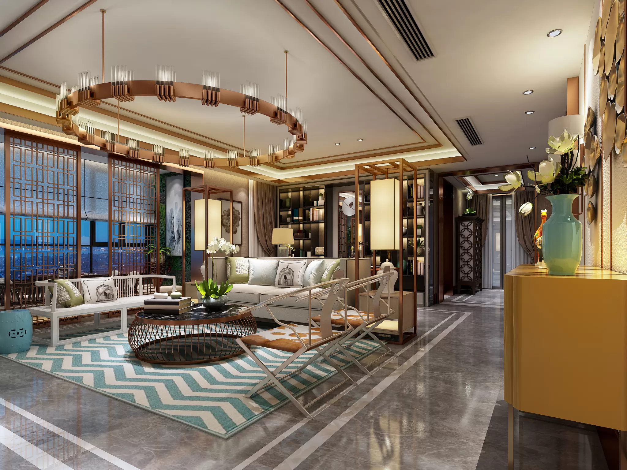 TZ INTERIOR DESIGN 2021 (VRAY) – 1. LIVING ROOM – 14