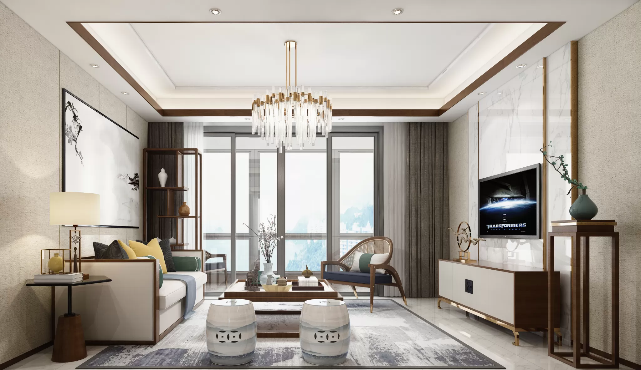 TZ INTERIOR DESIGN 2021 (VRAY) – 1. LIVING ROOM – 141