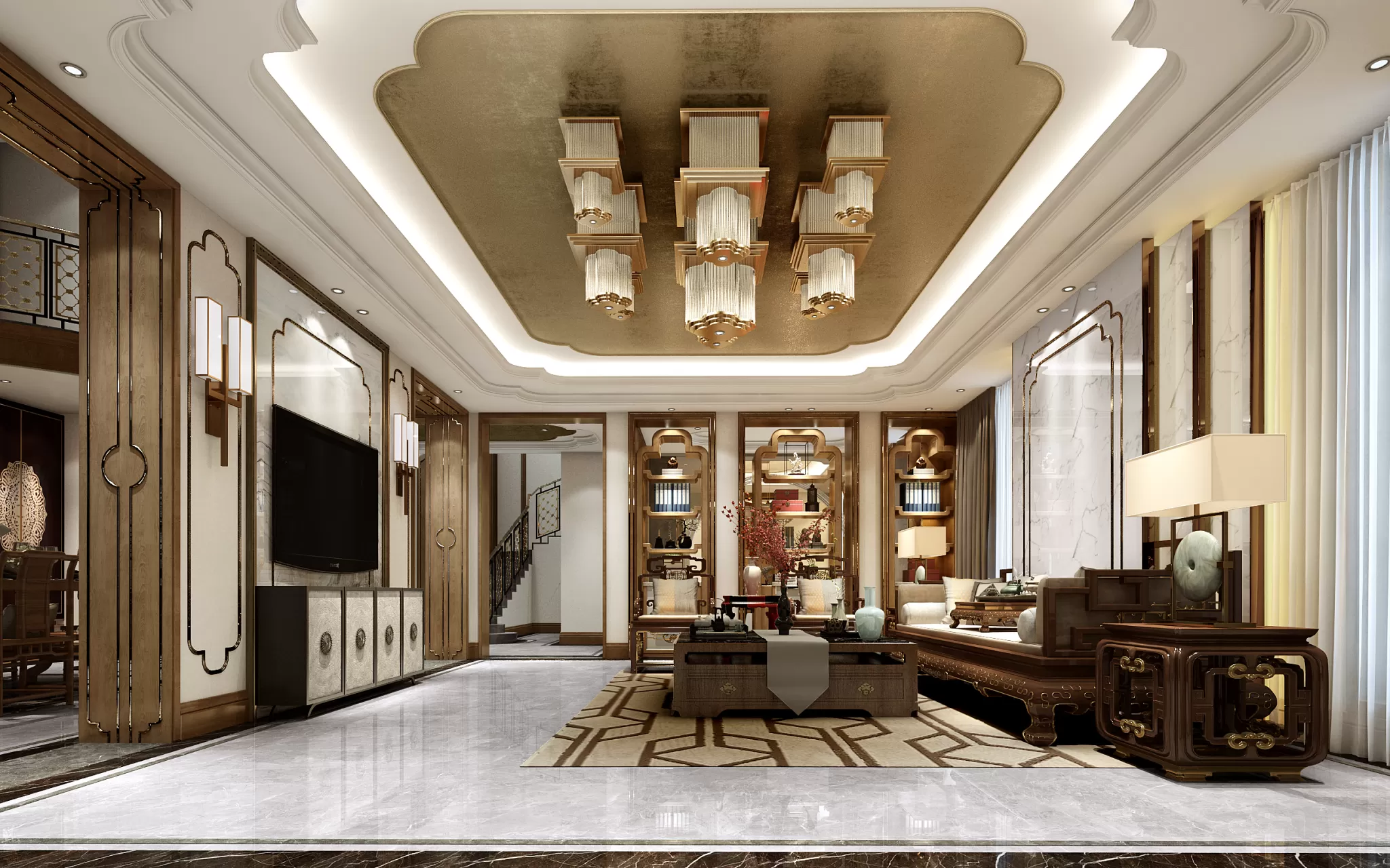 TZ INTERIOR DESIGN 2021 (VRAY) – 1. LIVING ROOM – 144