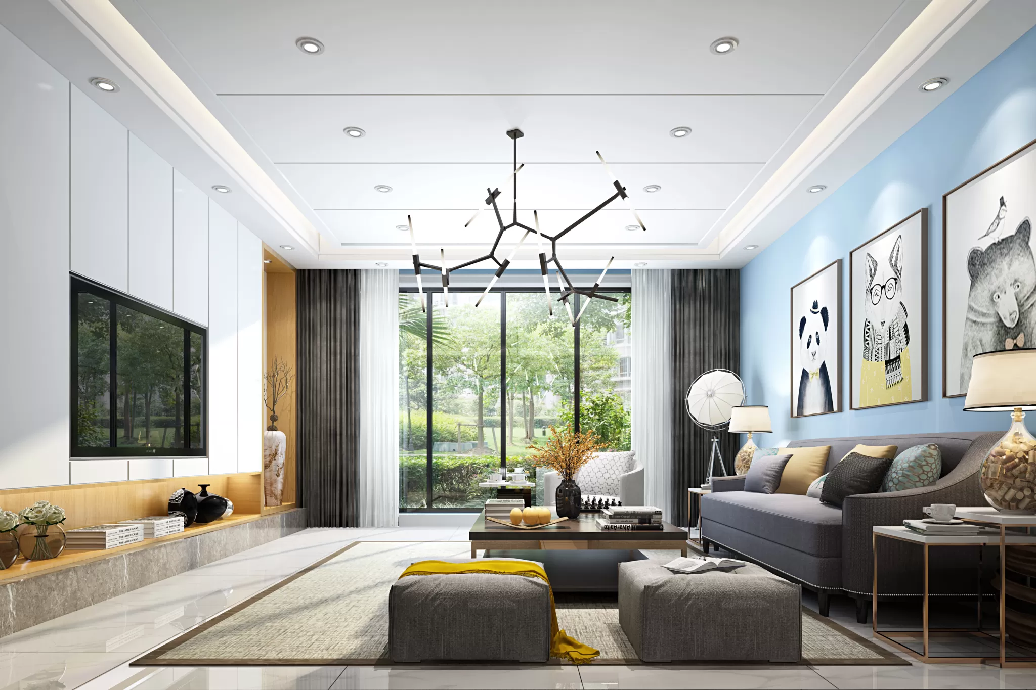 TZ INTERIOR DESIGN 2021 (VRAY) – 1. LIVING ROOM – 148