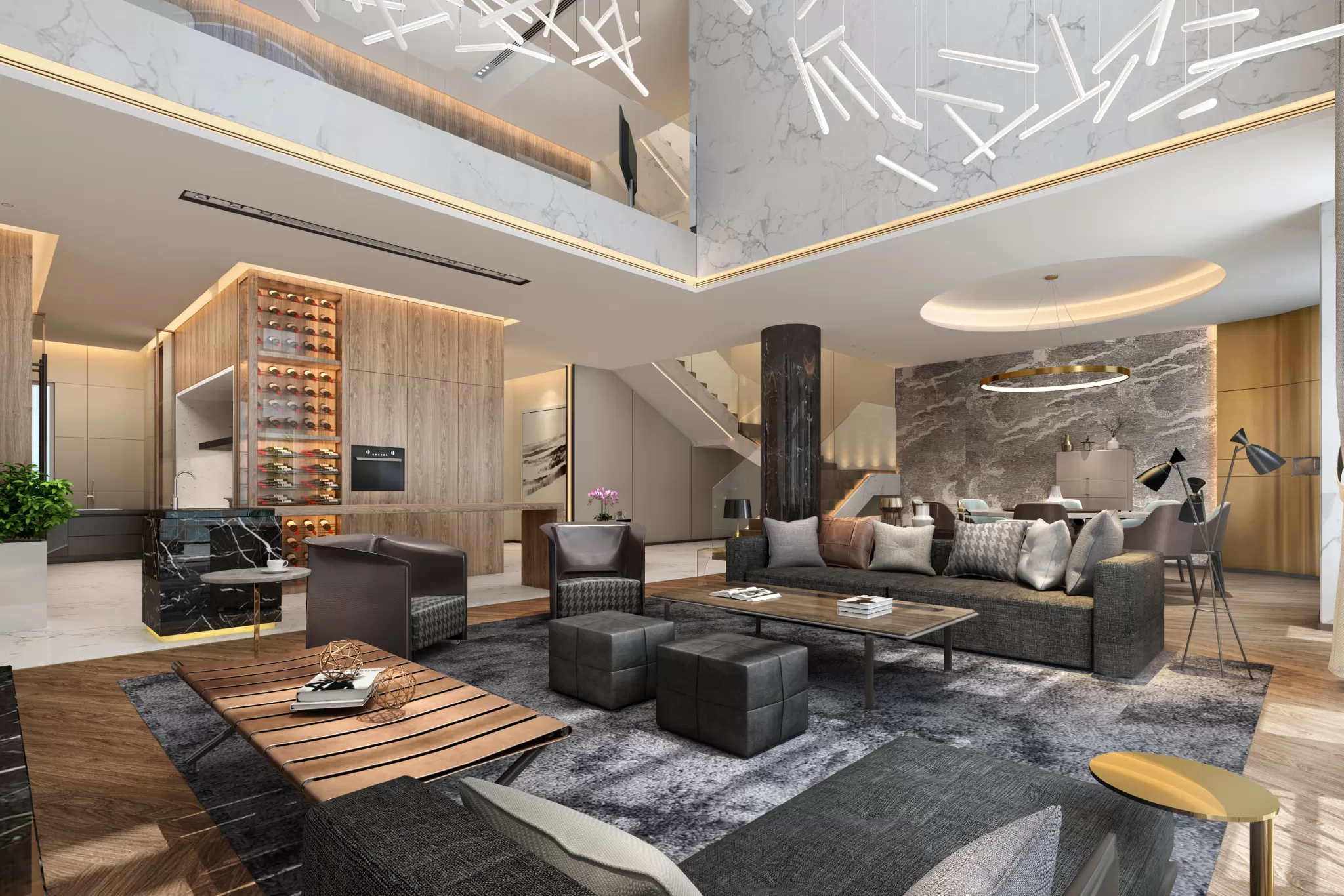 TZ INTERIOR DESIGN 2021 (VRAY) – 1. LIVING ROOM – 153