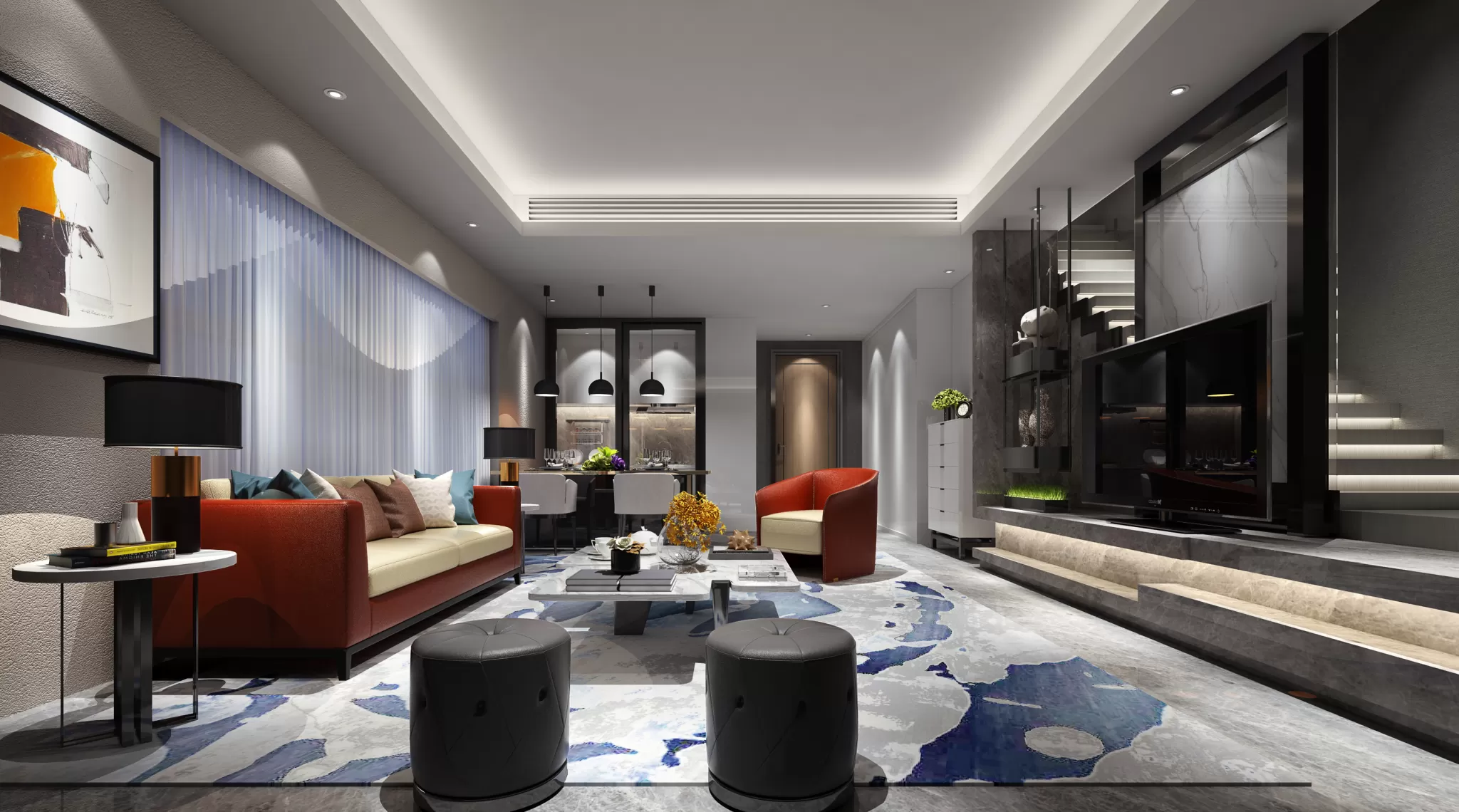 TZ INTERIOR DESIGN 2021 (VRAY) – 1. LIVING ROOM – 167