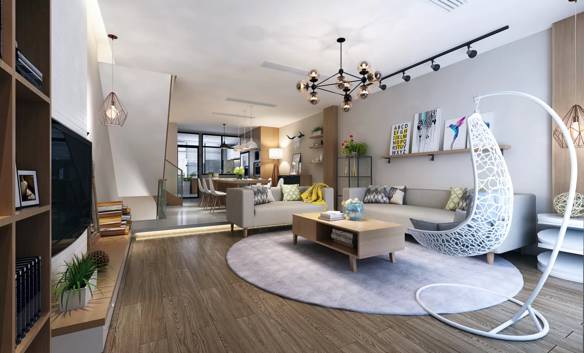 TZ INTERIOR DESIGN 2021 (VRAY) – 1. LIVING ROOM – 23