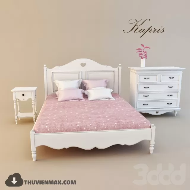 BED 3D MODELS – CLASSIC – 165