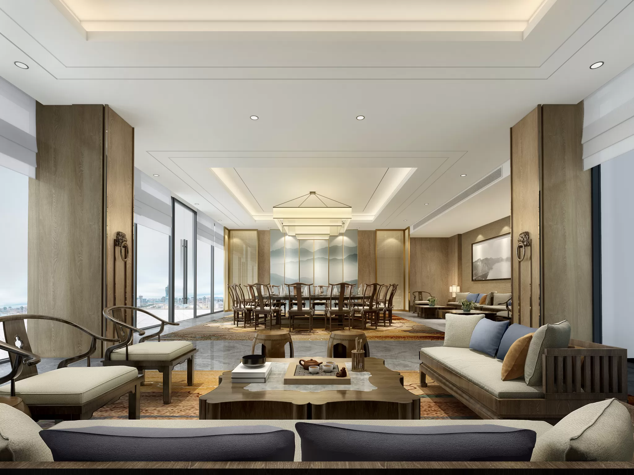 TZ INTERIOR DESIGN 2021 (VRAY) – 13. RESTAURANT VIP ROOM – 11