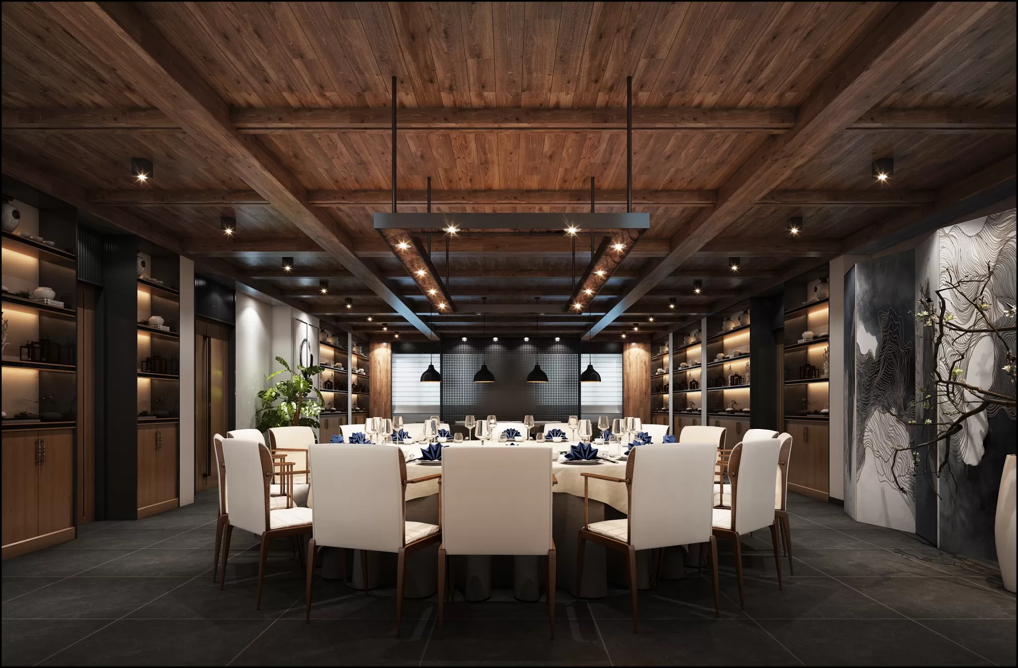 TZ INTERIOR DESIGN 2021 (VRAY) – 13. RESTAURANT VIP ROOM – 15