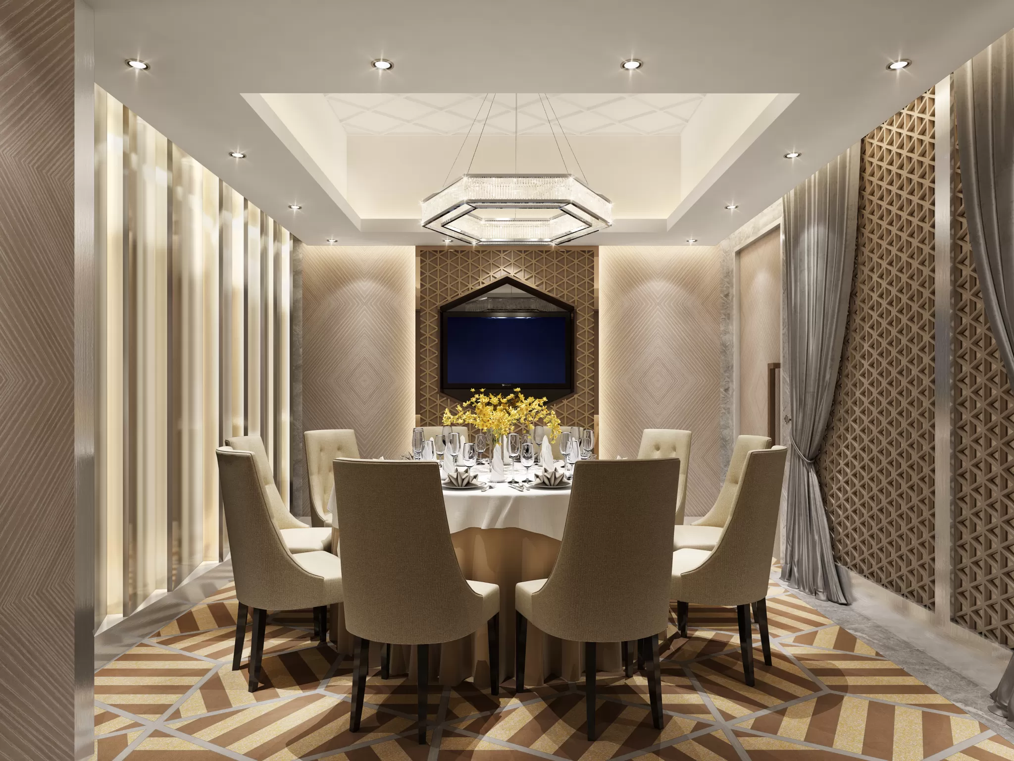 TZ INTERIOR DESIGN 2021 (VRAY) – 13. RESTAURANT VIP ROOM – 21