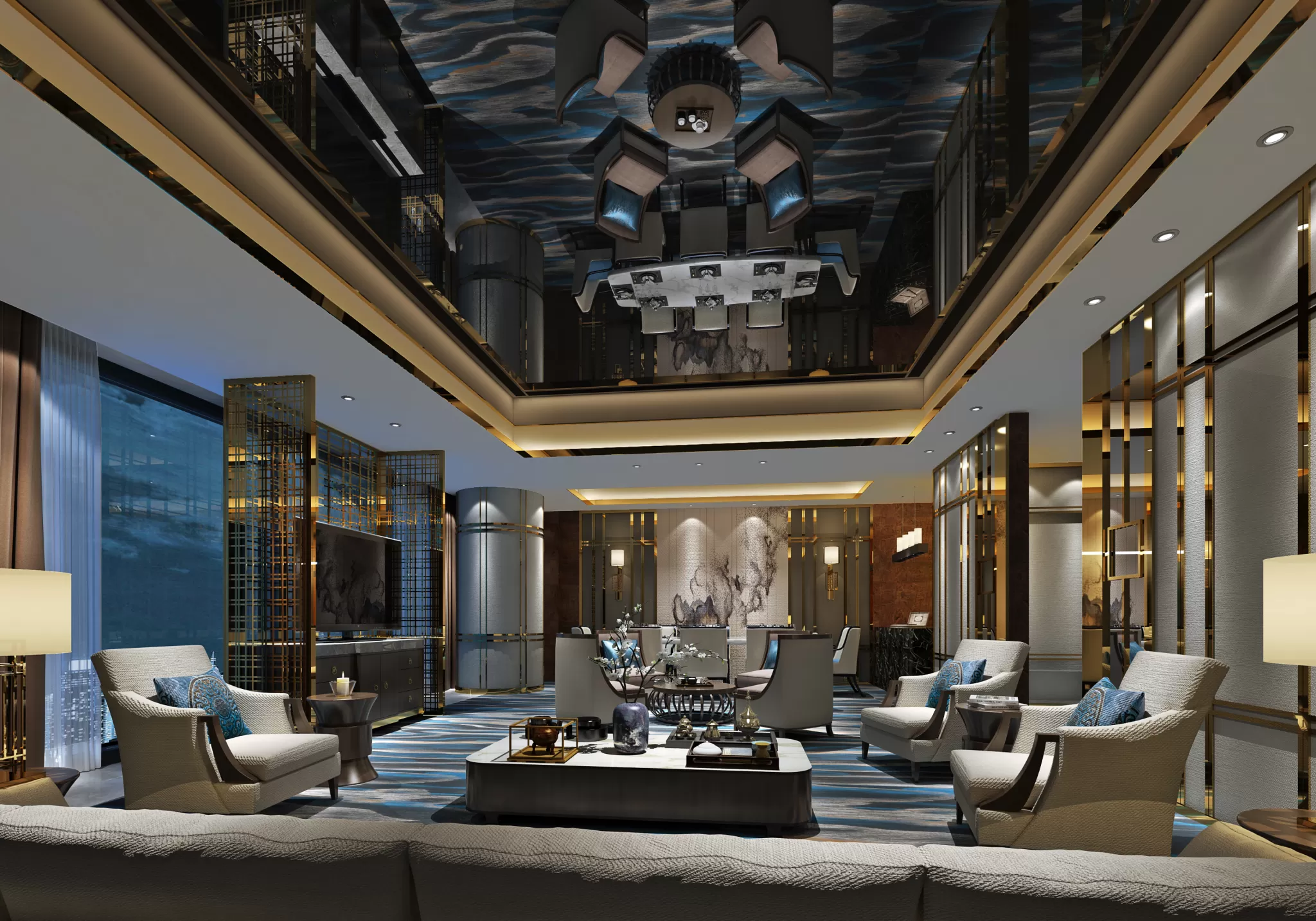 TZ INTERIOR DESIGN 2021 (VRAY) – 13. RESTAURANT VIP ROOM – 22