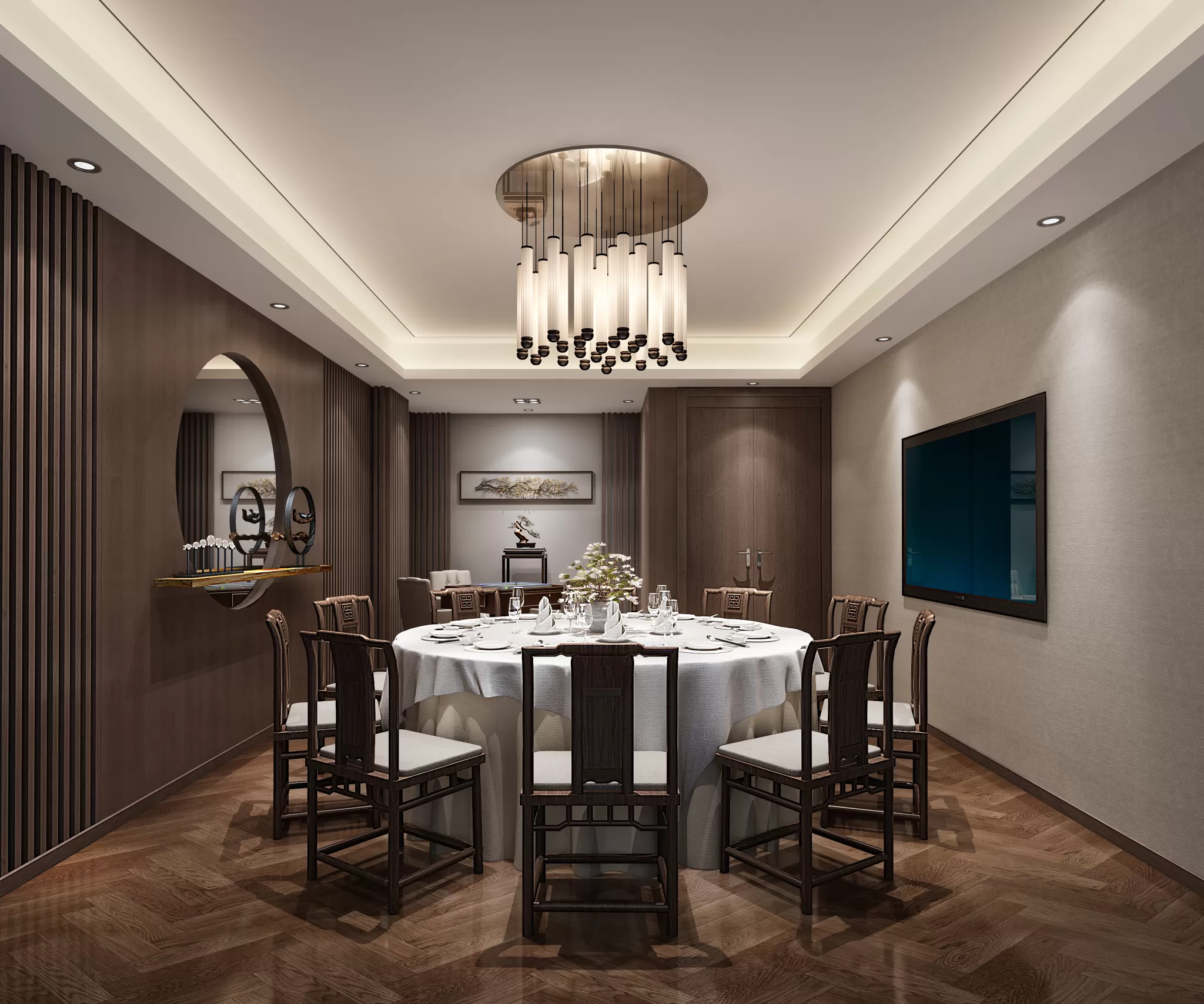 TZ INTERIOR DESIGN 2021 (VRAY) – 13. RESTAURANT VIP ROOM – 38