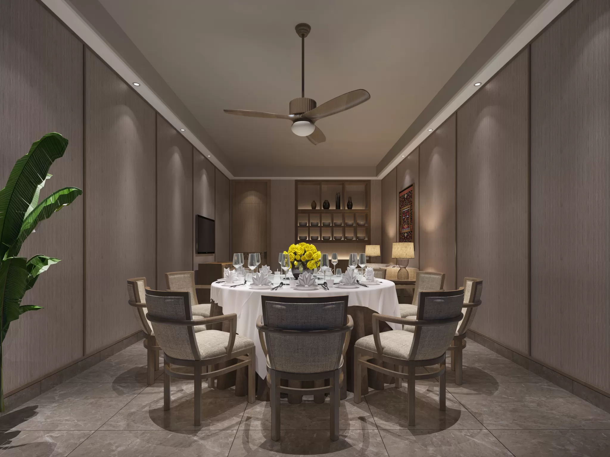 TZ INTERIOR DESIGN 2021 (VRAY) – 13. RESTAURANT VIP ROOM – 39