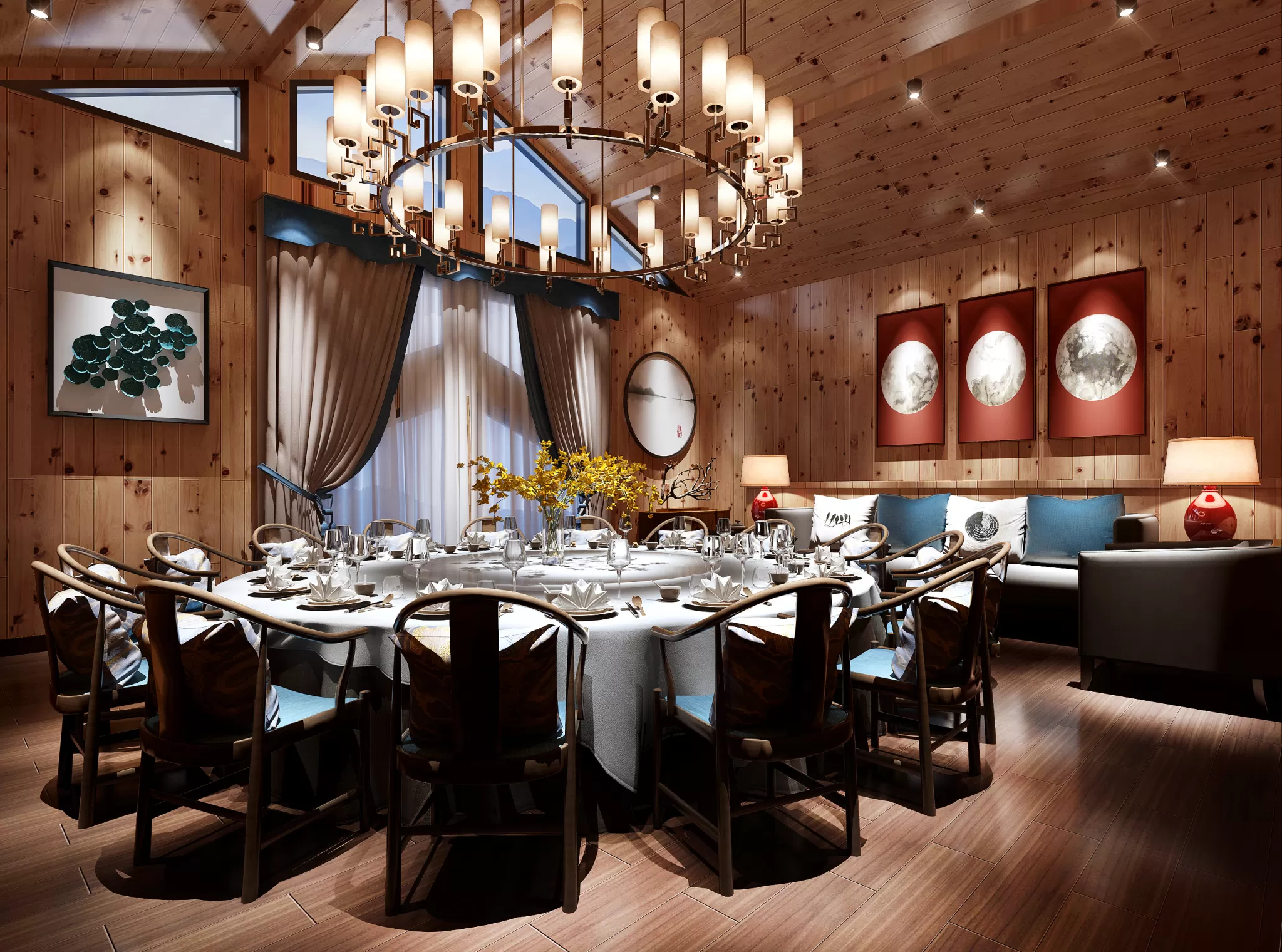 TZ INTERIOR DESIGN 2021 (VRAY) – 13. RESTAURANT VIP ROOM – 41