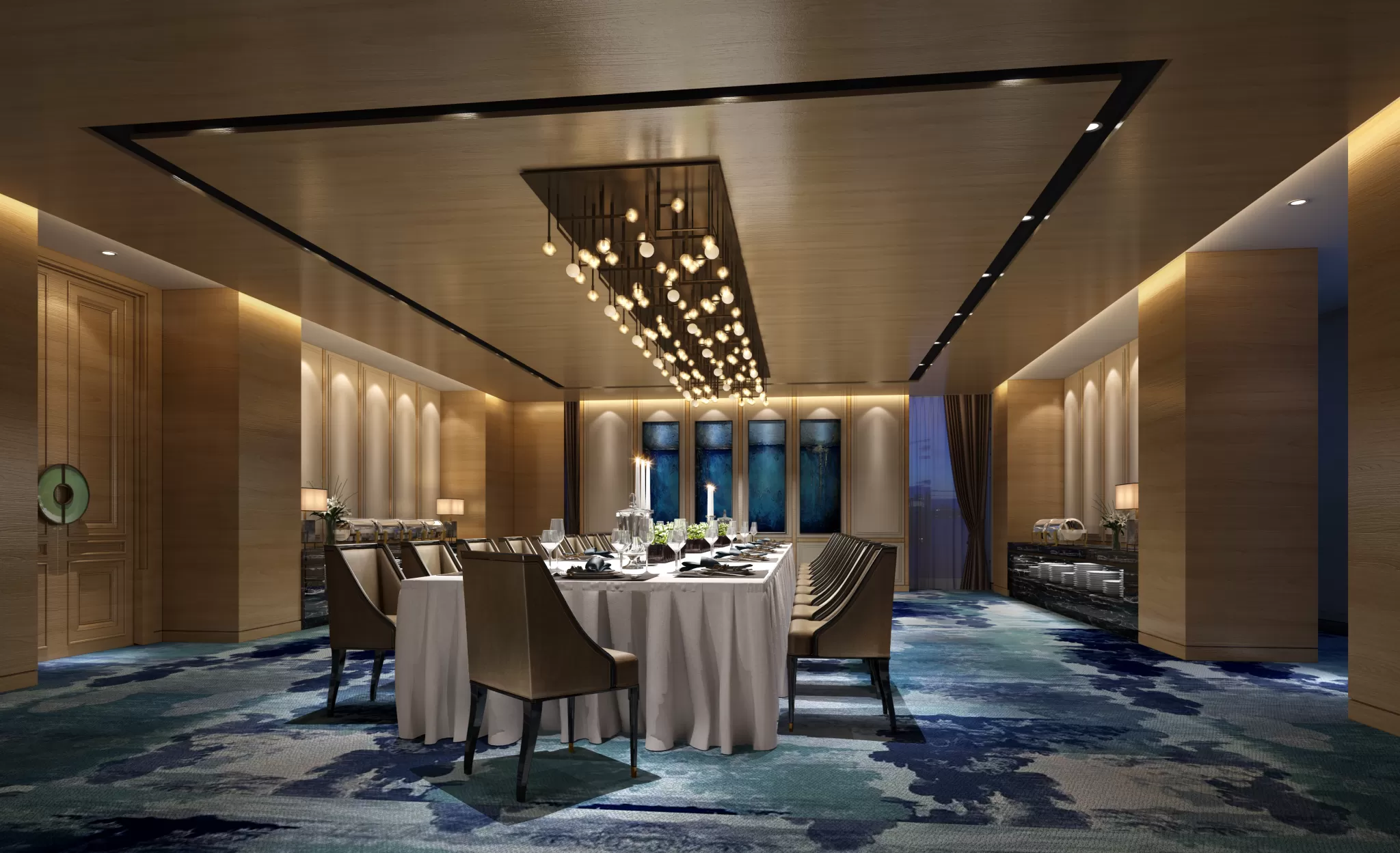 TZ INTERIOR DESIGN 2021 (VRAY) – 13. RESTAURANT VIP ROOM – 46