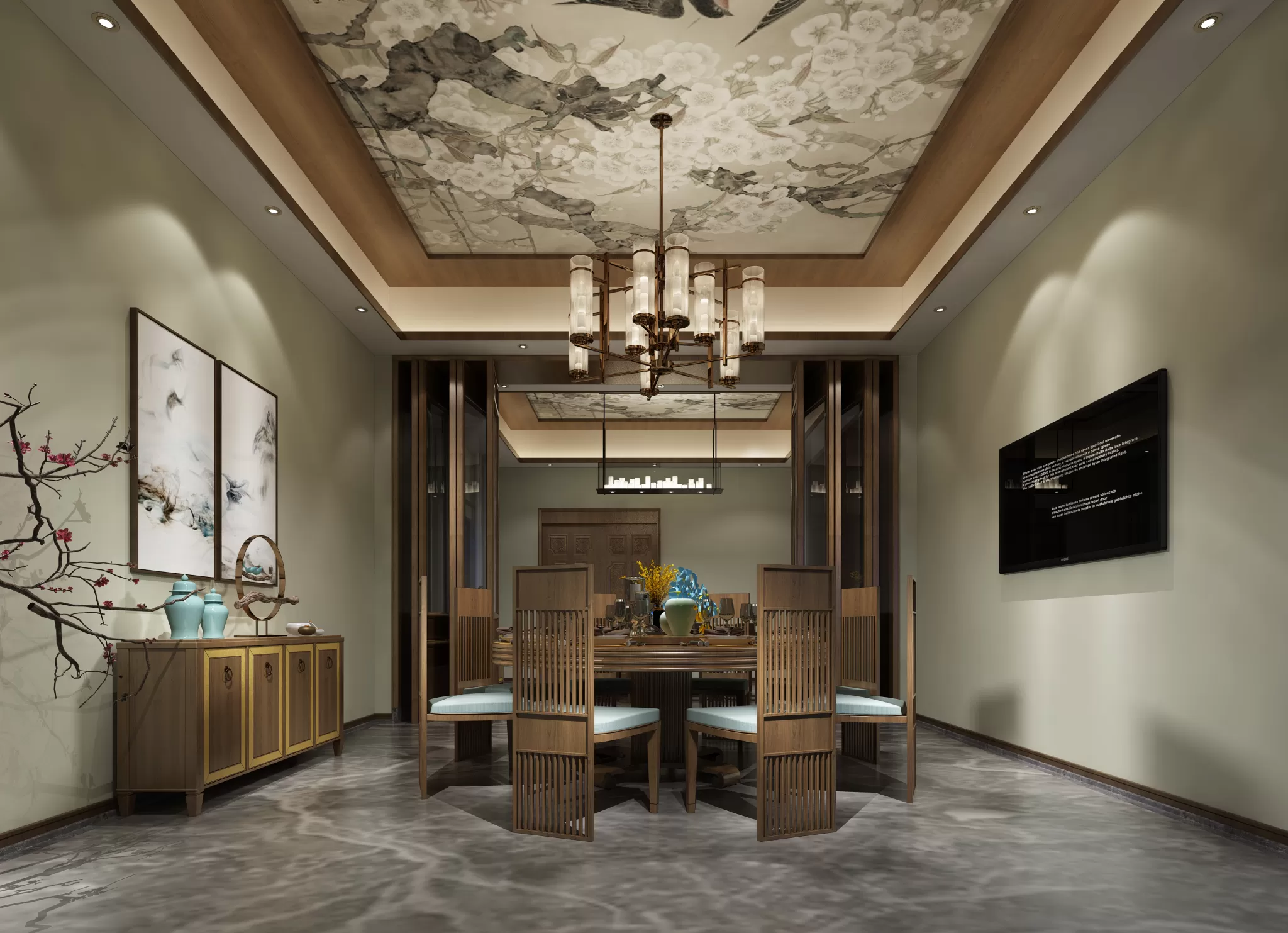 TZ INTERIOR DESIGN 2021 (VRAY) – 13. RESTAURANT VIP ROOM – 50