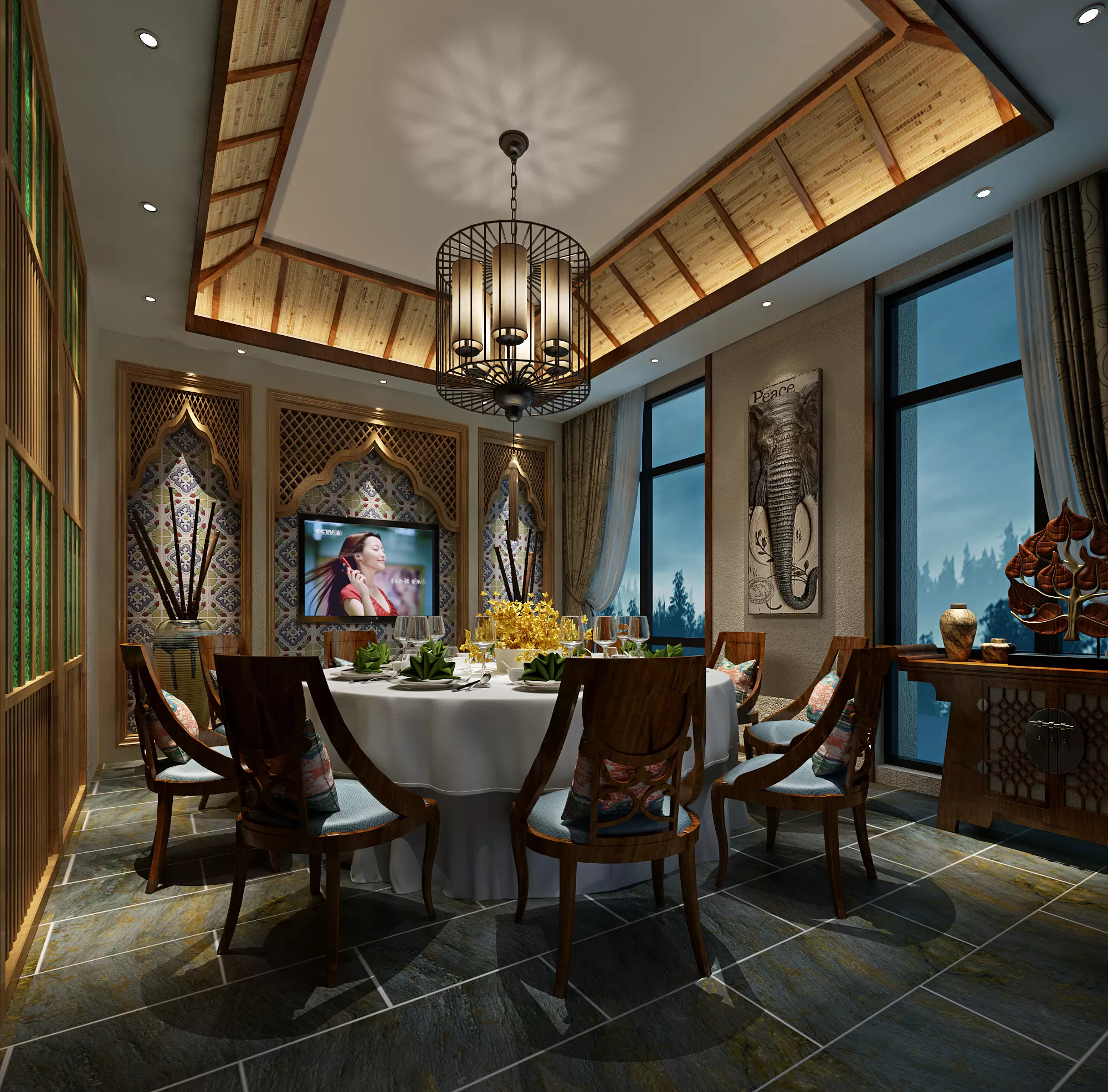 TZ INTERIOR DESIGN 2021 (VRAY) – 13. RESTAURANT VIP ROOM – 53