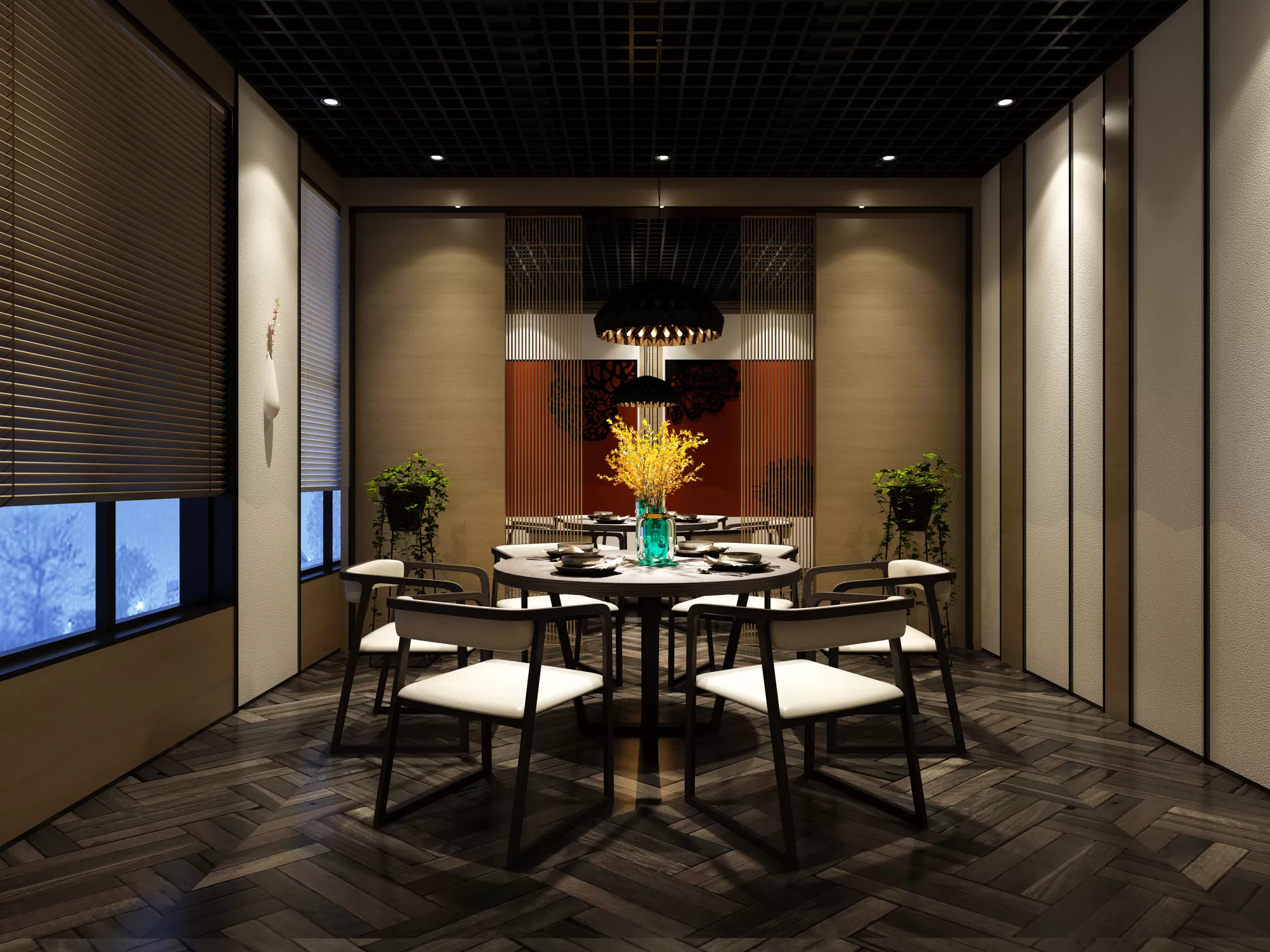 TZ INTERIOR DESIGN 2021 (VRAY) – 13. RESTAURANT VIP ROOM – 55