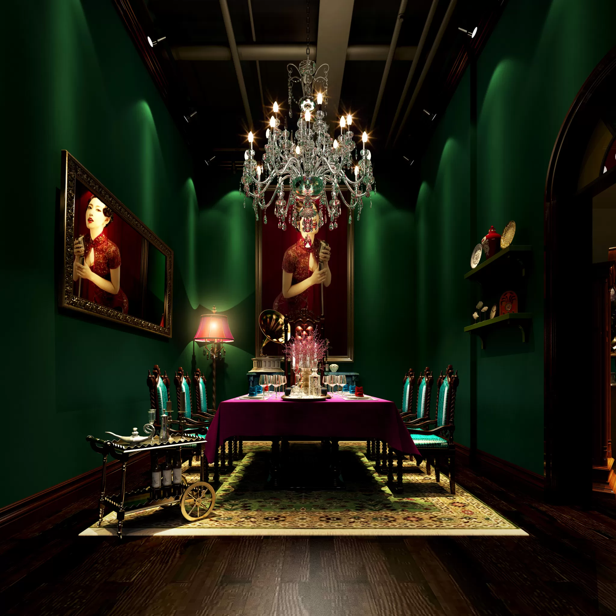 TZ INTERIOR DESIGN 2021 (VRAY) – 13. RESTAURANT VIP ROOM – 66